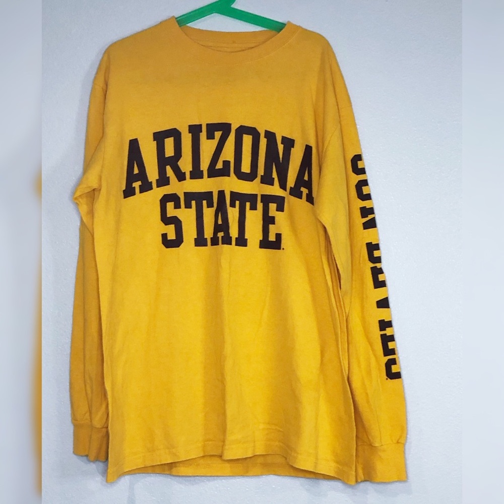 Yellow ARIZONA state long sleeved tee